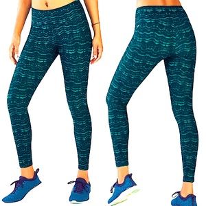 ($64.95) Fabletics Powerhold 7/8 Sz S Tie Dye Legging Jogger Capri High Rise